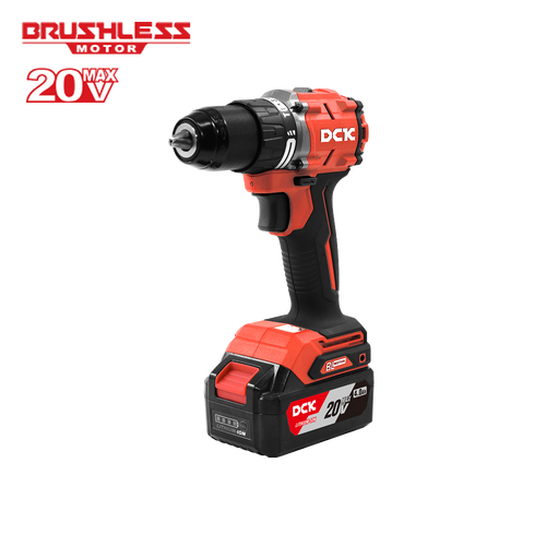 Taladro Atornillador Percutor Inalámbrico DCK KDJZ2060i Con batería 4.0 Ah y tecnologia sin carbones
