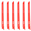 Set Hoja De Sierra Sable 9" Para Metal 6 Unidades Pack