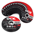 Pack 25 Discos De Corte A46 Acero Metal 115x1.2 Dck Tbf Negro