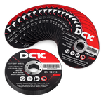 Pack 25 Discos De Corte A46 Acero Metal 115x1.2 Dck Tbf Negro