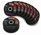 10 Discos De Desbaste 4 1/2" 115mm Color Negro Dck Negro