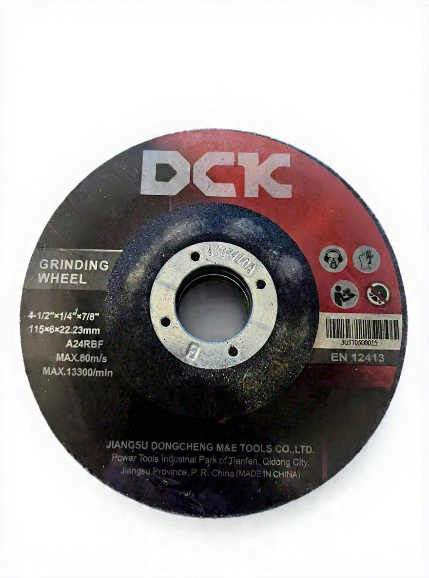 10 Discos De Desbaste 4 1/2" 115mm Color Negro Dck Negro
