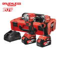 Kit KDJZ2060i taladro atornillador DJZ2060i 60Nm y llave de impacto KDPB358 400 Nm 20V Max con tecnologia Brushless, motor sin escobillas
