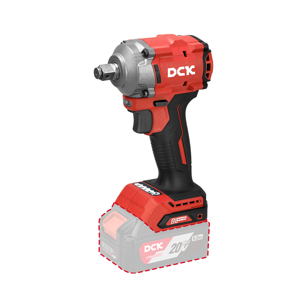 Llave de impacto 400 Nm cuadrante de 1/2" KDPB358 sin batería