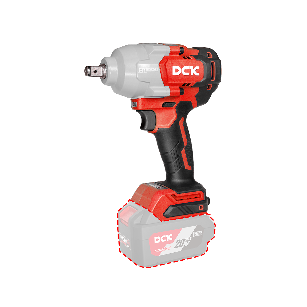 Llave de impacto 700 Nm cuadrante de 1/2" KDPB698 sin batería