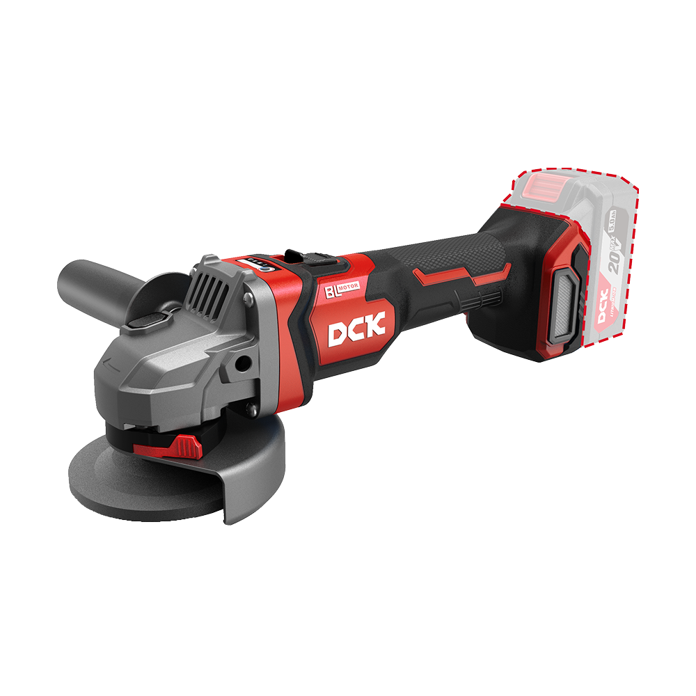 Foto de esmeril innalambrico 115mm DCK KDSM04-115 no incluye batería