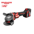 Esmeril inalámbrico 115mm DCK KDSM04-115 Brushless sin carbones con batería 5.0Ah 20V MAX