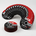 Pack 25 Discos De Corte A46 Acero Metal 115x1.2 Dck Tbf Negro