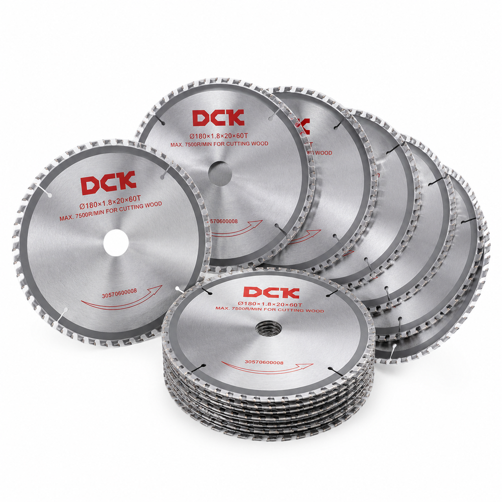 Disco De Sierra Circular 7 1/4" 185mm 60 Dientes Para Madera Dck