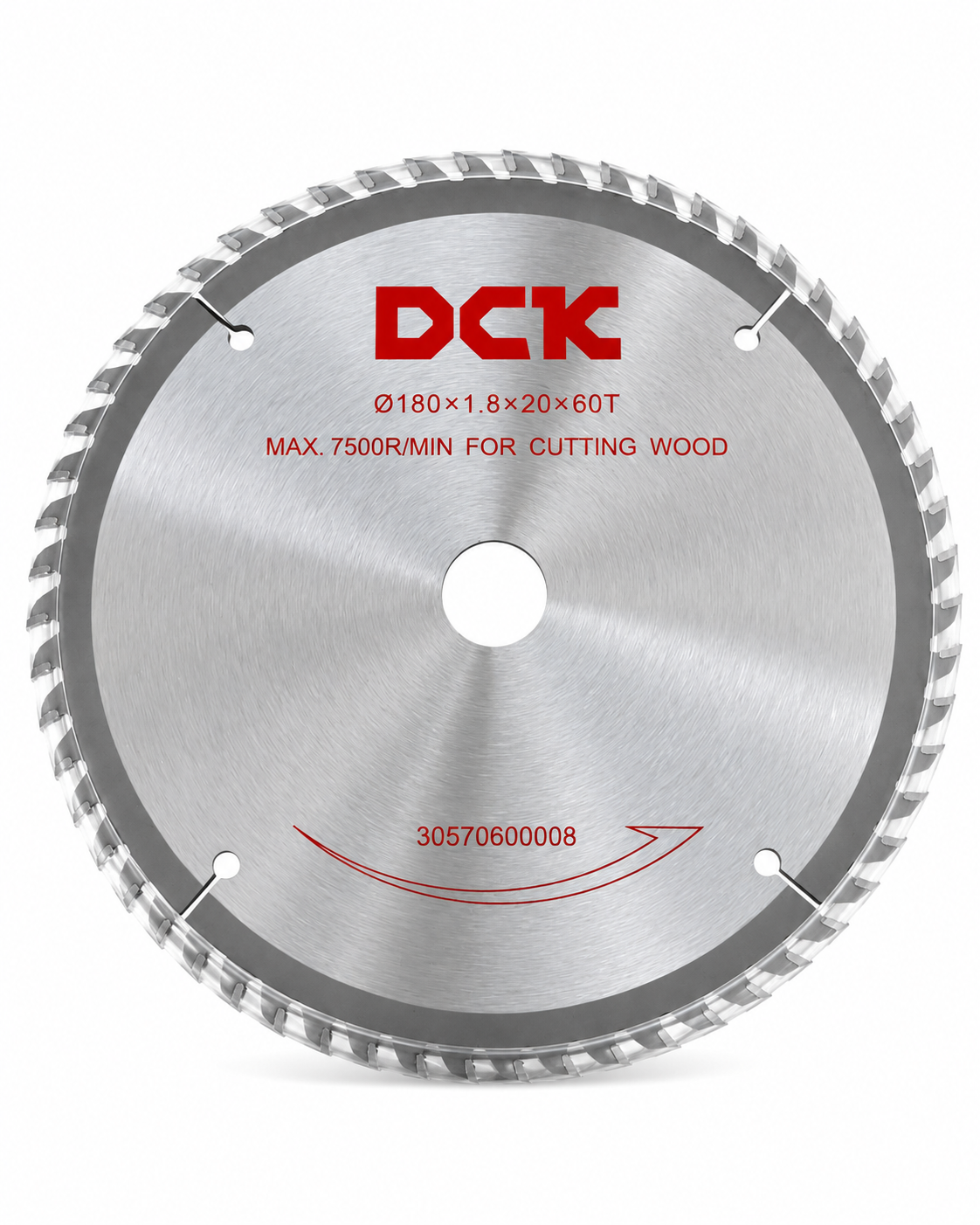 Disco De Sierra Circular 7 1/4" 185mm 60 Dientes Para Madera Dck